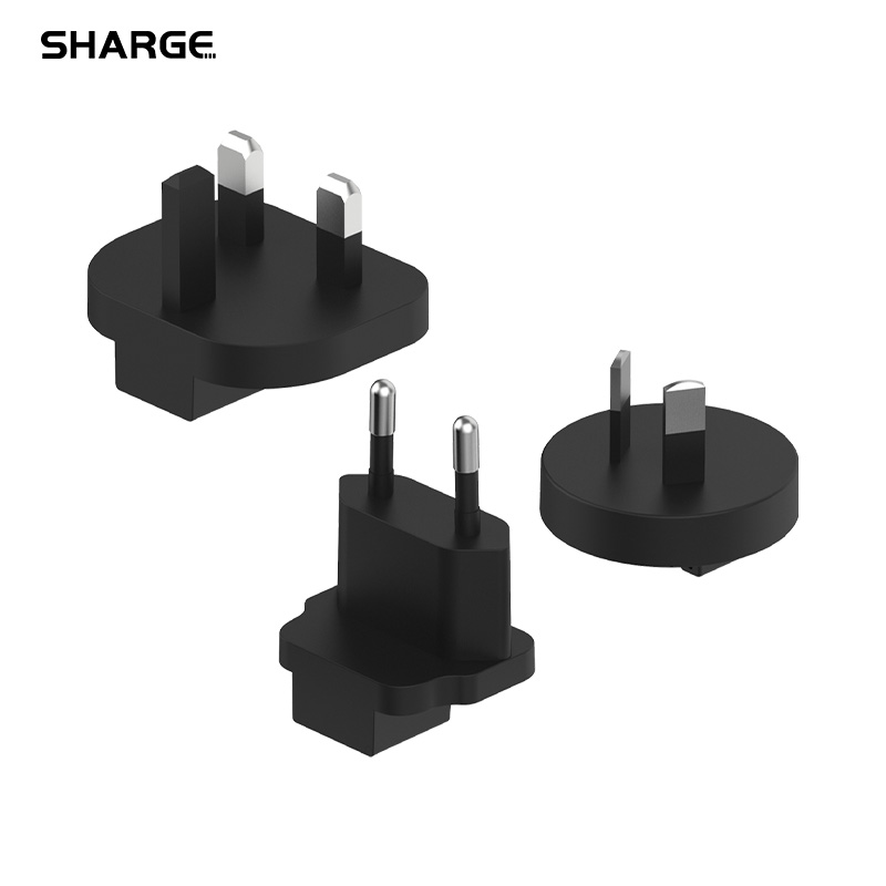 SHARGE Internationaler Steckeradapter, geeignet für Großbritannien, EU und AU (Australien) Gebiete
