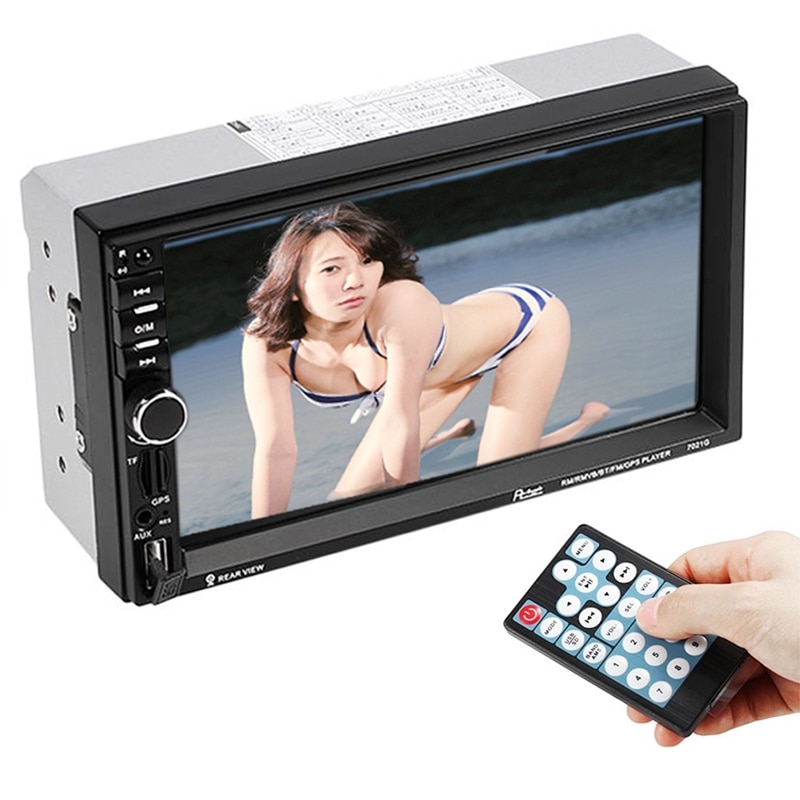 7021G 7.0" HD 2 Din Car Stereo MP5/WMA Player GPS Navigation Handsfree FM