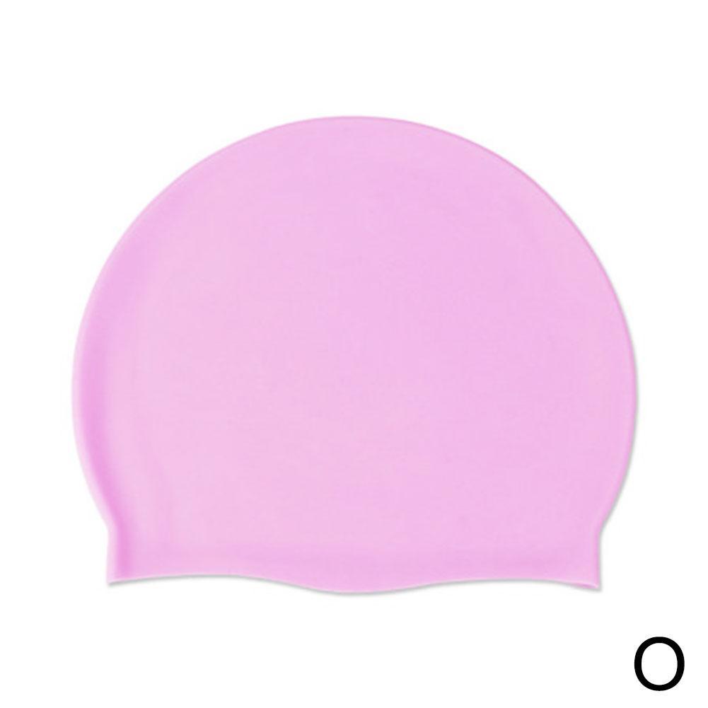 1pcs Silicone Swimming Cap Practical Waterproof Swim Hat Hair Swim Female Swiming Caps Accessories Long Ear Tool T0h2: O