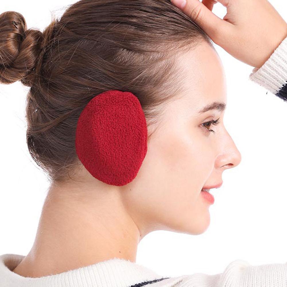 1Pair Bandless Ear Muffs Winter Warm Ear Covers Women Men Kids Outdoor Windproof Weather Warm Ear Warmer Ear Protection Cover