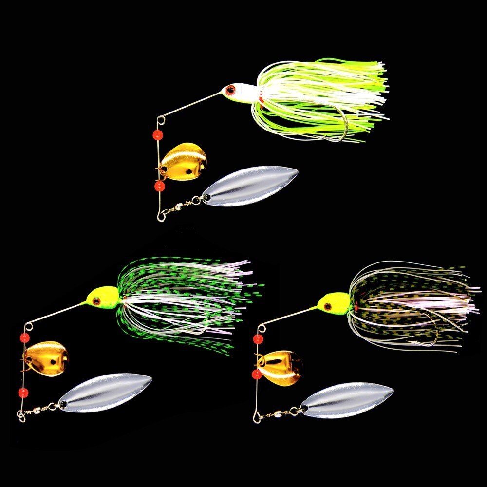 Hyaena 6Pcs Hard Vissen Spinners Metalen Spinnerba... Grandado