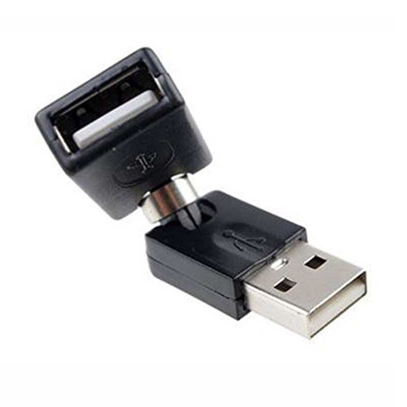 5 Types 360/90 Rotating USB Male to Female Adapter Bending Interface Extended Charging High-Speed 5Gbps Adapter: 360 rotation