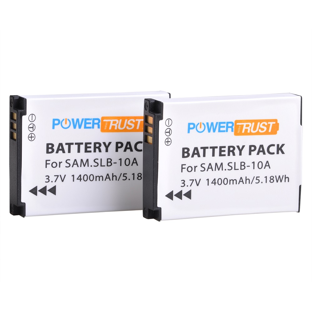 SLB-10A Batteries and Charger for Samsung EX2F HZ15W SL202 SL420 SL620 SL820 WB150F WB250F WB350F WB750 WB800F WB1100F Cameras