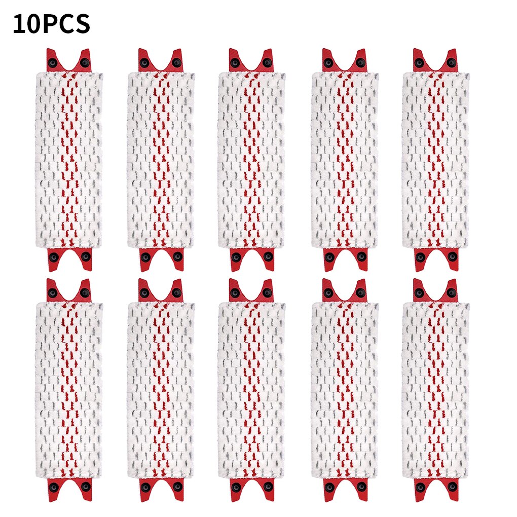 10 stk mikrofiber gulvmoppe klud puder udskiftning til vileda ultramax moppe refill gulv vaskbar udskift spray flad moppe klud: 10 stk