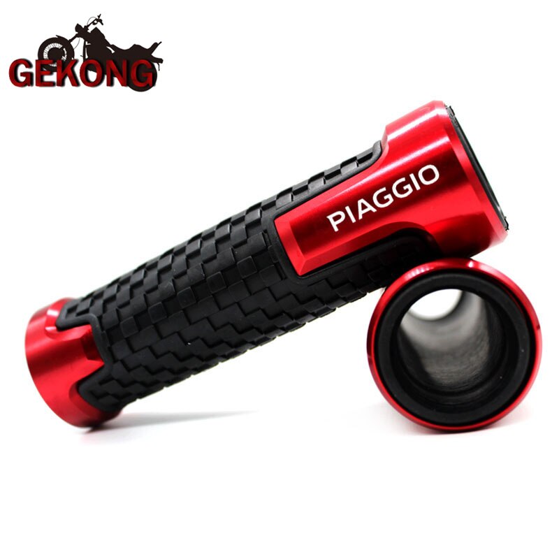 7/8&#39;&#39; 22mm Handle ends Grips Bar Hand Handlebar For For Vespa Piaggio MP3 500 300 BYQ FLY Medley150 ZIP50 Liberty 150s 125: Red