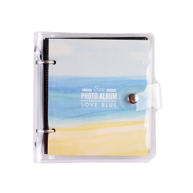 Loose-leaf PP photo Album Ticket Storage Postcard 3 Inch100pcs Photo Album Stamp Collection Albums: F