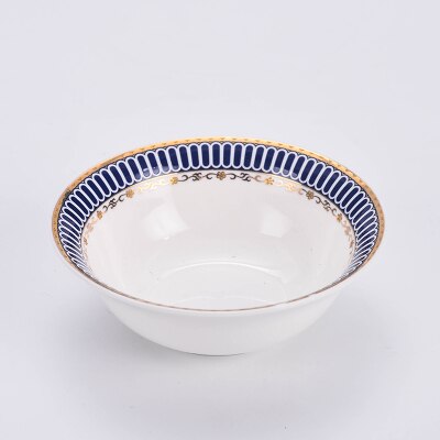 Home Tableware Sets Of High-end Custom Hotel Supplies Ceramic Dishes Set: 4.5 inch bowl