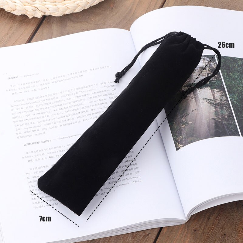 4 Pcs 6mm Straw with Cleaner Brush Short cocktail tubes Long Metal Drinking tubules Drink Straws For Smoothies Tapioca Milk Tea: Short Black Bag-1pcs