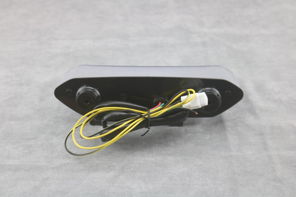 Motocicleta led turn signal luz traseira da cauda para yamaha r1 2002 2003