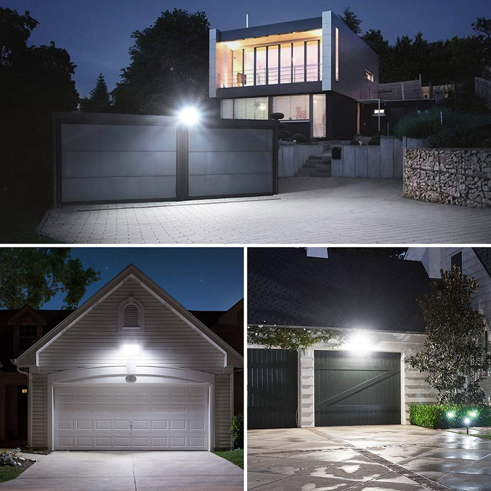Luz de inundación LED para exteriores 500W 300W 200W 220V Sensor de movimiento foco impermeable iluminación de jardín reflector de paisaje lámpara de calle