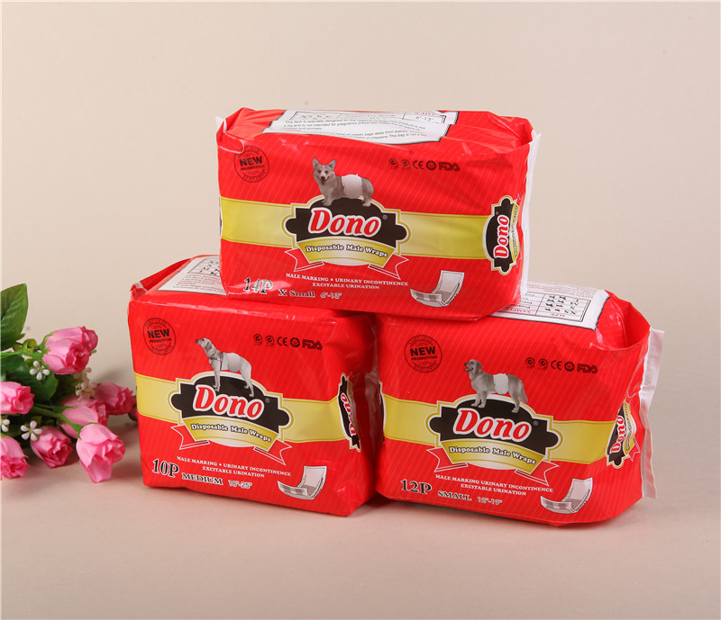 Dog DiaperFemale/male Comfortable Super One-Time Leak-Proof Pad Absorbent Safe et Diapers Price Concessions Pet Supplie