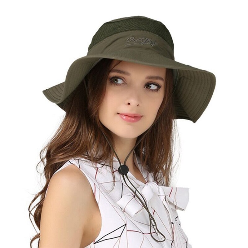 Large Brim Hat UV Protection Sun Hat Outdoor Sun Protection Fisherman Hat Basin Cap Summer