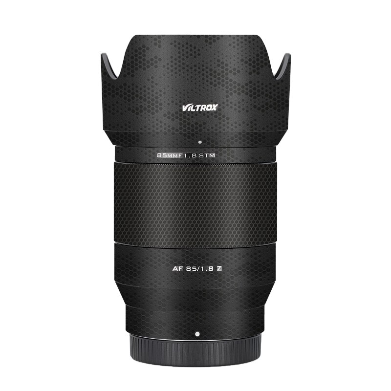 Viltrox AF85F1.8 Z naklejką na obiektyw do Viltrox AF 85mm F1.8 mocowanie obiektywu skórka kalkomania Premium okłady futerały ochronna folia: Mamba Black
