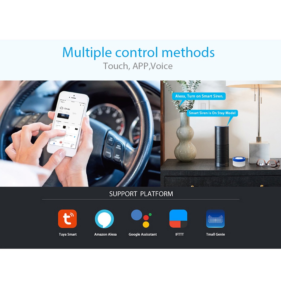 kabellos Clever WIFI Alarm sirensecurity System Auto-wählen Alarm Zubehör Für Clever Heimat System