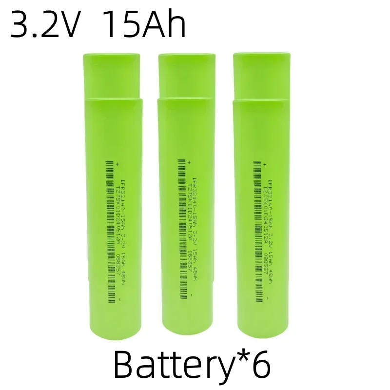 100% Original 32140 3.2V 15Ah LiFePo4 Battery for EV E-Tricycle Ebike Emotorcycle Battery Pack Scooter Outdoor Power Suppl