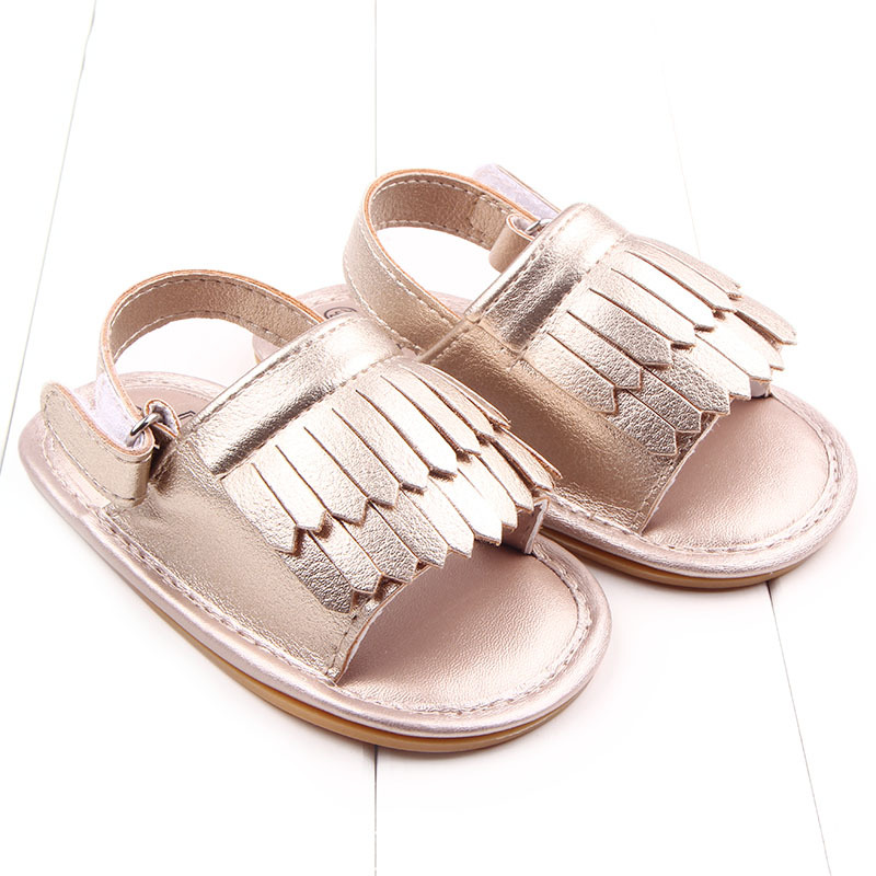 Verão do bebê meninas sandálias crianças sapatos para recém-nascidos chinelos de bebê da criança meninas antiderrapante sapatos de praia sandálias de praia 0-18months: EE04 / 13-18 meses