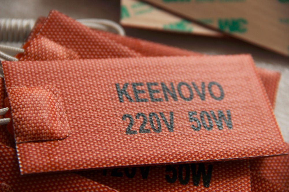 2" X 4", 50W,220V, Keenovo Universal Flexible Silicone Heater Mat/Pad/Element,