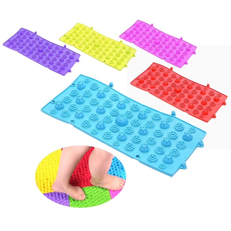 Duurzame reflexologie voetmassage pad acupunctuur therapie teendruk bloedcirculatie lichtgewicht plaat mat 11cm x 27cm