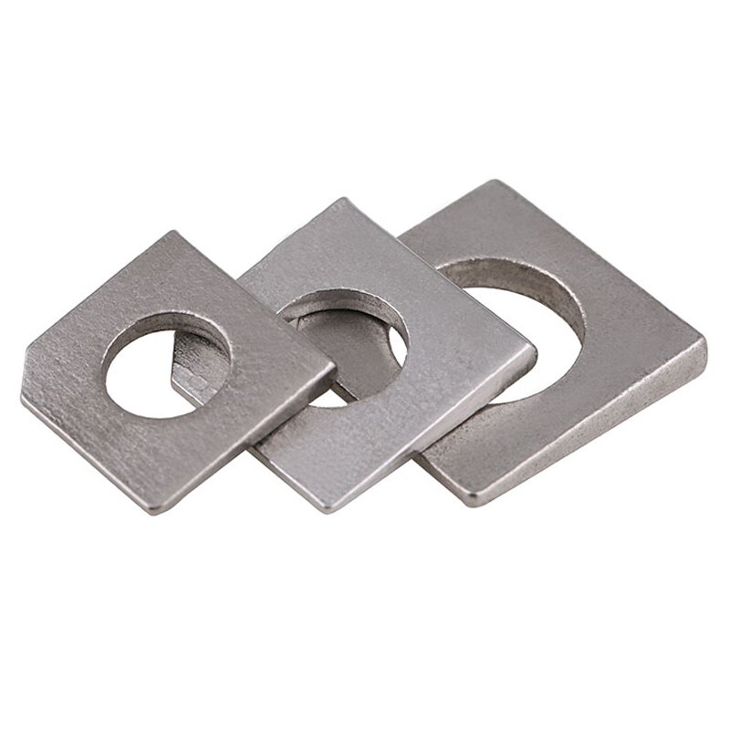 304 Roestvrij Stalen Vierkante Schuine Pakking, I-Staal Platte Pakking, Ontbrekende Hoek Pakking M6-16 (GB853)