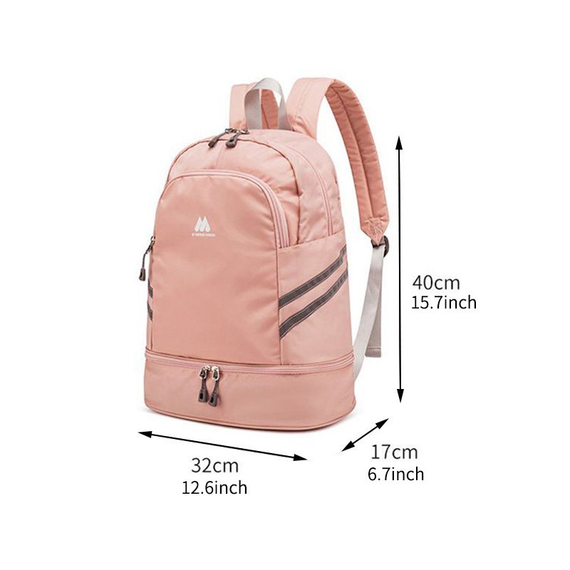 Mochila portátil independente de alta capacidade, bolsa para armazenar e organizar roupas, para mulheres, organizador de viagem, acessórios esportivos de fitness s2149