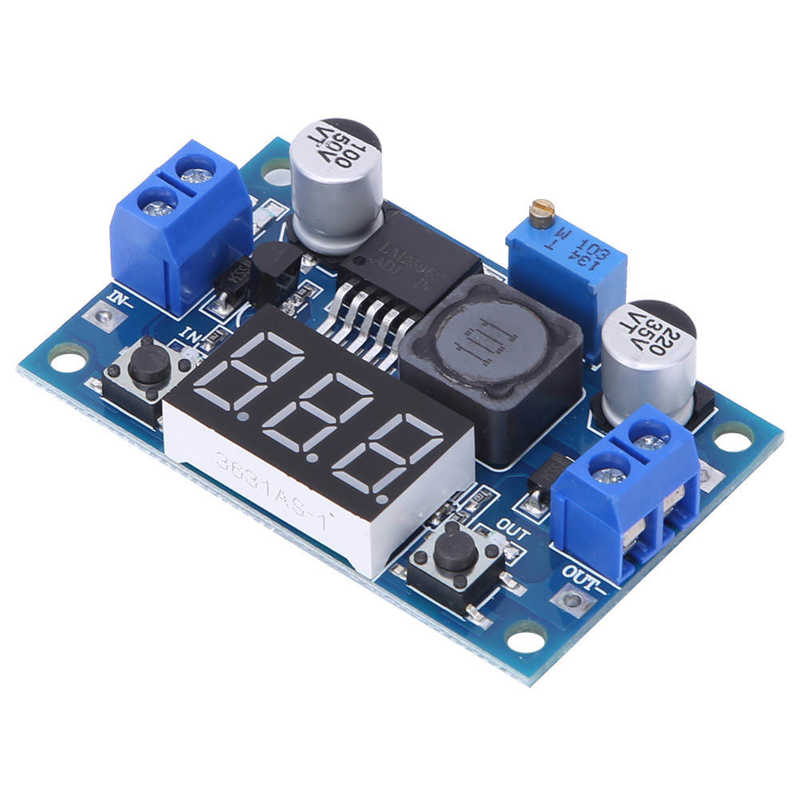 LM2596 Module Adjustable DC-DC Converter Step Down Regulator With Terminal