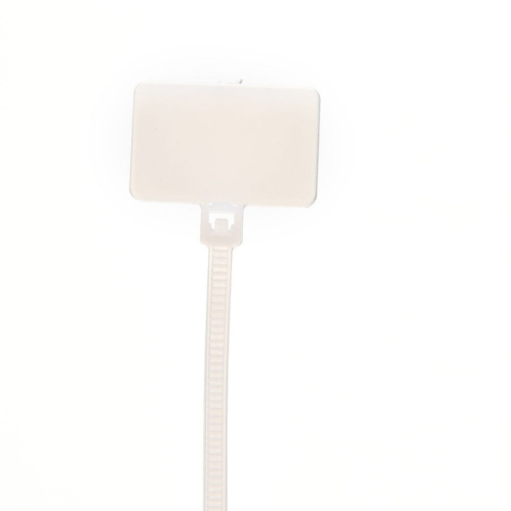 100 stuks zelfborgende nylon kabelbinders met 11cm lengtes, label, netwerkversiering, wikkellus, draadbanden voor handwerk
