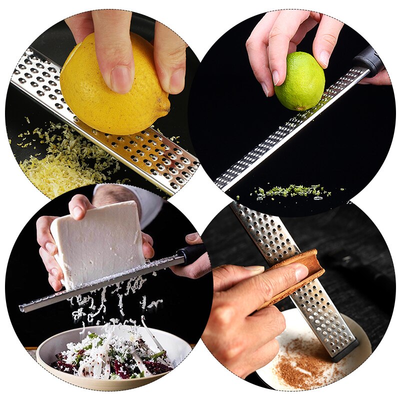 Edelstahl Zitrone Käse Gemüse Manuelle Reibe Schäler Scharf Klinge Choppable Käse Küche Werkzeuge