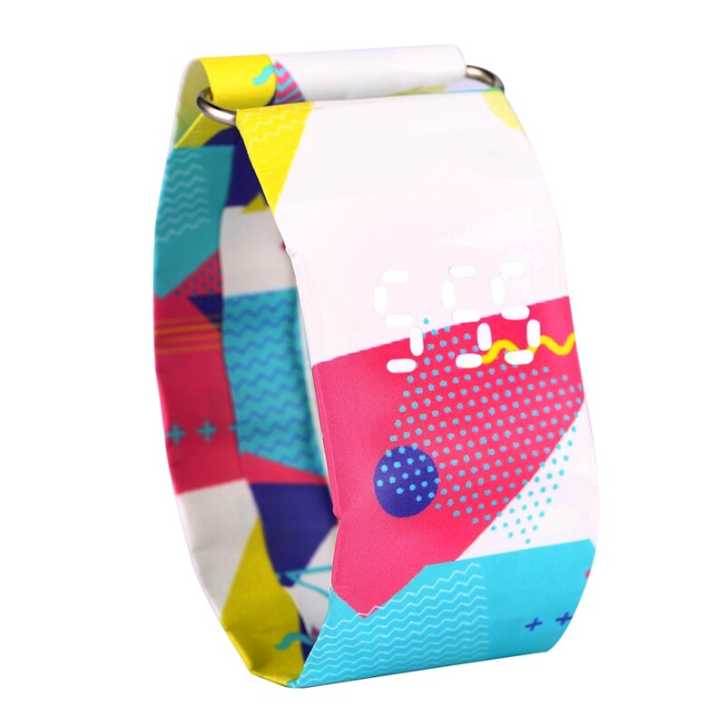 Reloj de papel con correa de papel DuPont , relojes de cuarzo duraderos de para mujer, reloj de pulsera de con patrón Adorable