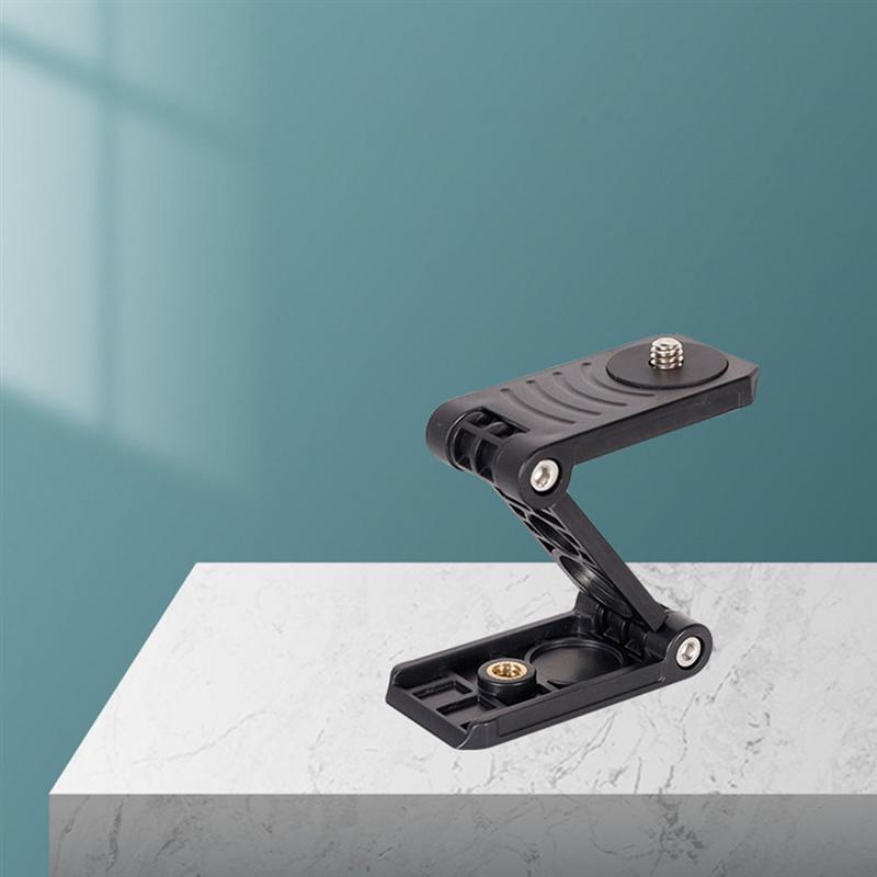Z Type Pan Folding Tilt Head Camera Bracket Camera Holder Mobile Phone Clip