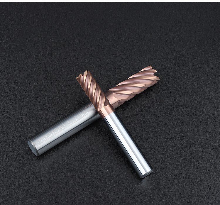 Milling Cutter 6Flute Alloy Coating Tungsten Steel Tool Cnc Maching HRC60 Endmill Azzkor Milling Cutter Milling Machine Tools