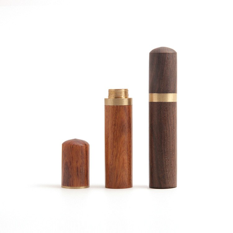 DIY hand-made leather tool hand needle storage bottle case needle container