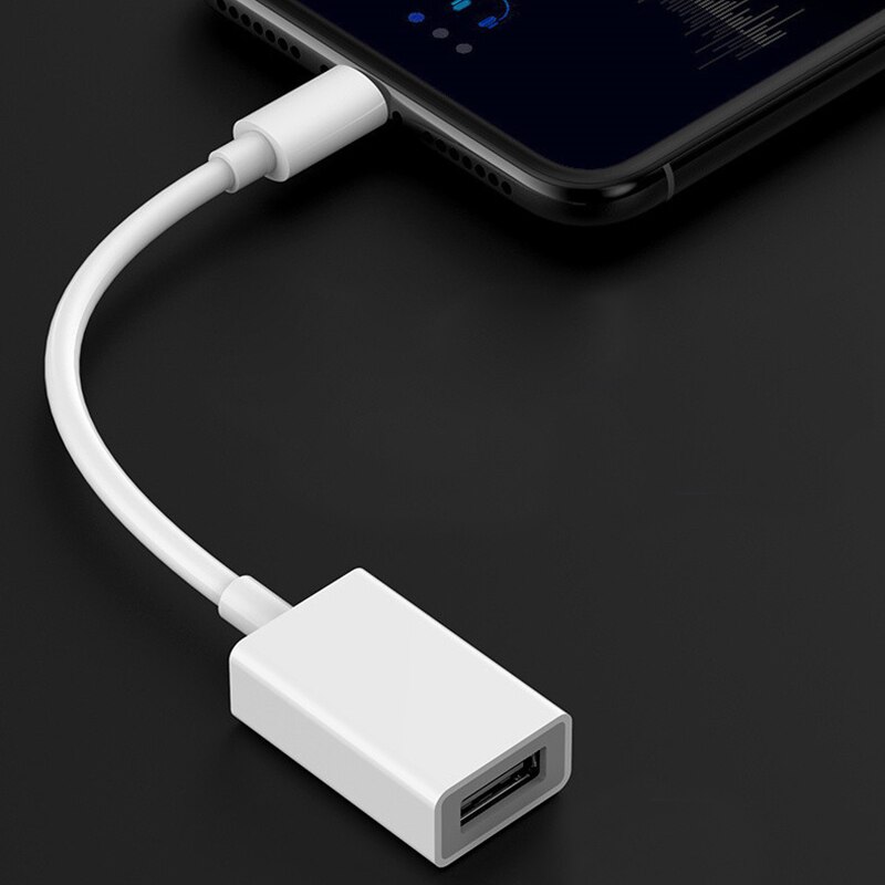Voor Lightning Naar Usb 3.0 2.0 Camera Reader Otg Adapter Voor Apple Iphone Ipad Otg Connector Data Kabel Voor Iphone 12 7 8X11 Pro