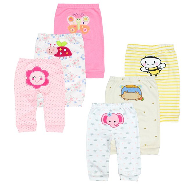 6 Stks/partijen Baby Boy Broek Casual Mid Baby Leggings Unisex Katoenen Baby Broek: PL6004 / 24M