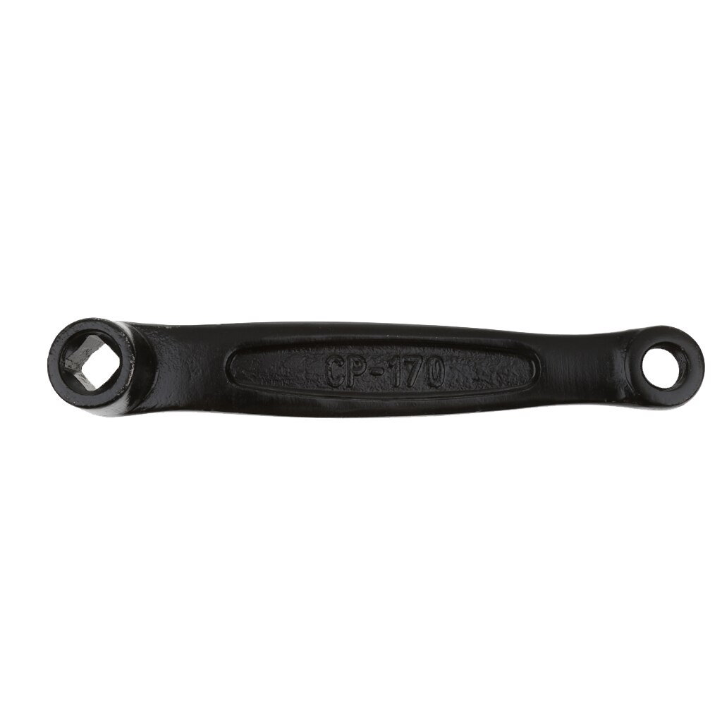 170mm Black Steel Iron Left Hand Crank Arm For Bicycle / Bike