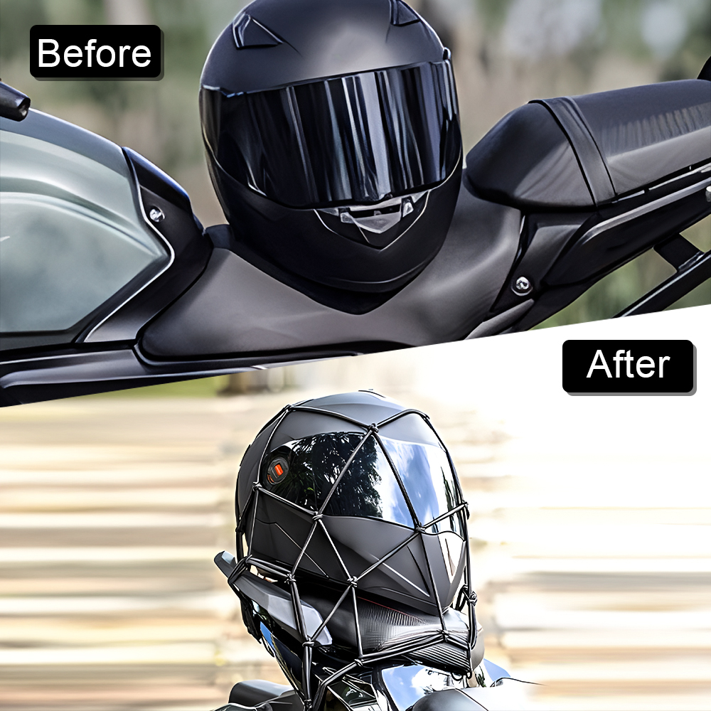 Motorrad Helm Aufbewahrung Reisetasche Artikel Netz Universal- dehnbare Helm Artikel Schutz Gittergewebe Aufbewahrung zubehör Netz Tasche