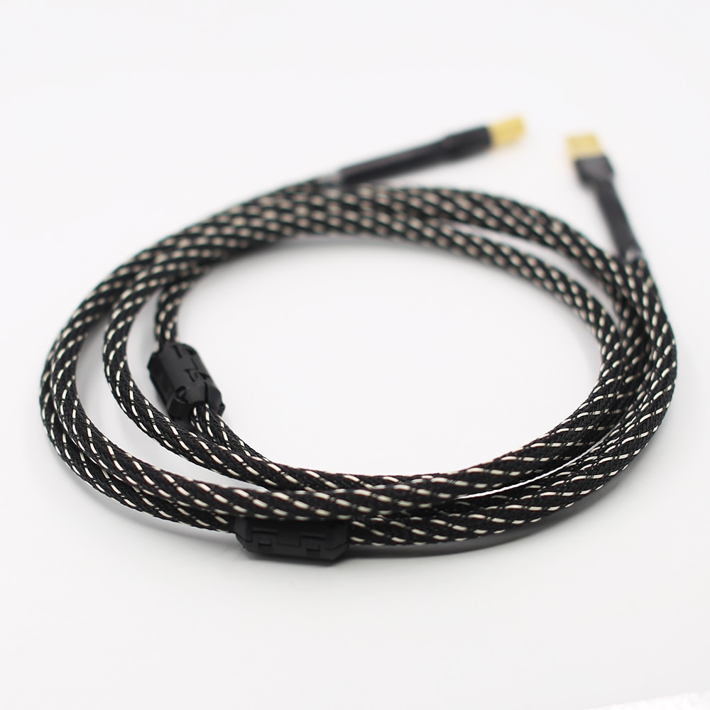 Premium USB A-B Digital Audio Cable for Hi-Res DAC & Studio Sound Card Systems