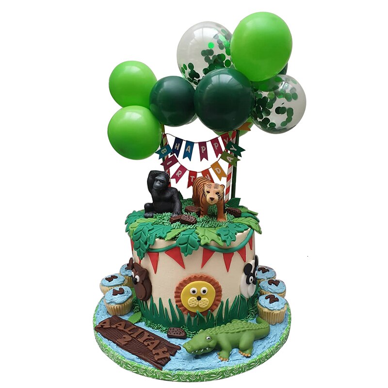 5Inch DIY Cake Balloons Cake Topper Cloud Shape Confetti Balloon Cake Topper balons for Birthday Baby Shower Wedding Decor