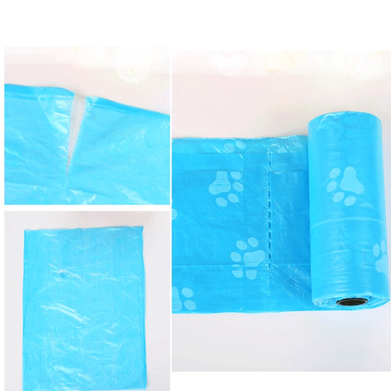 Suministros de limpieza para mascotas, bolsas de basura impresas para recoger heces, suministros para mascotas, 3 rollos, 45 unidades