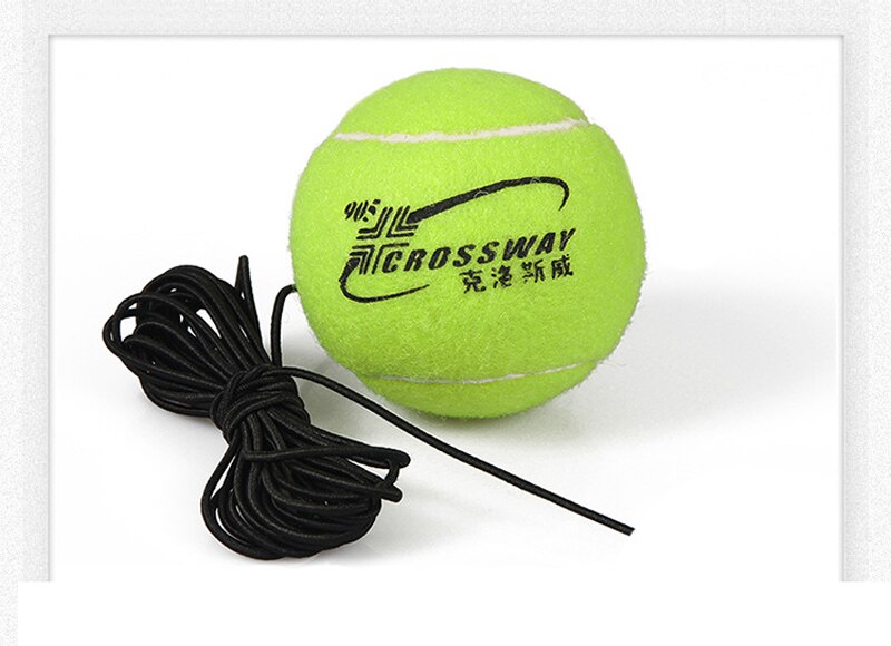 Base de entrenamiento de tenis de alta resistencia, con cuerda elástica, pelota de práctica, rebote automático, entrenador de tenis, dispositivo de combate