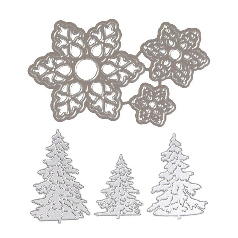 6 Pcs Scrapbooking Die Cutting Embossing Machine Embossing Dies Stencils, for Sizzix Big Shot / Cuttlebug, G & A