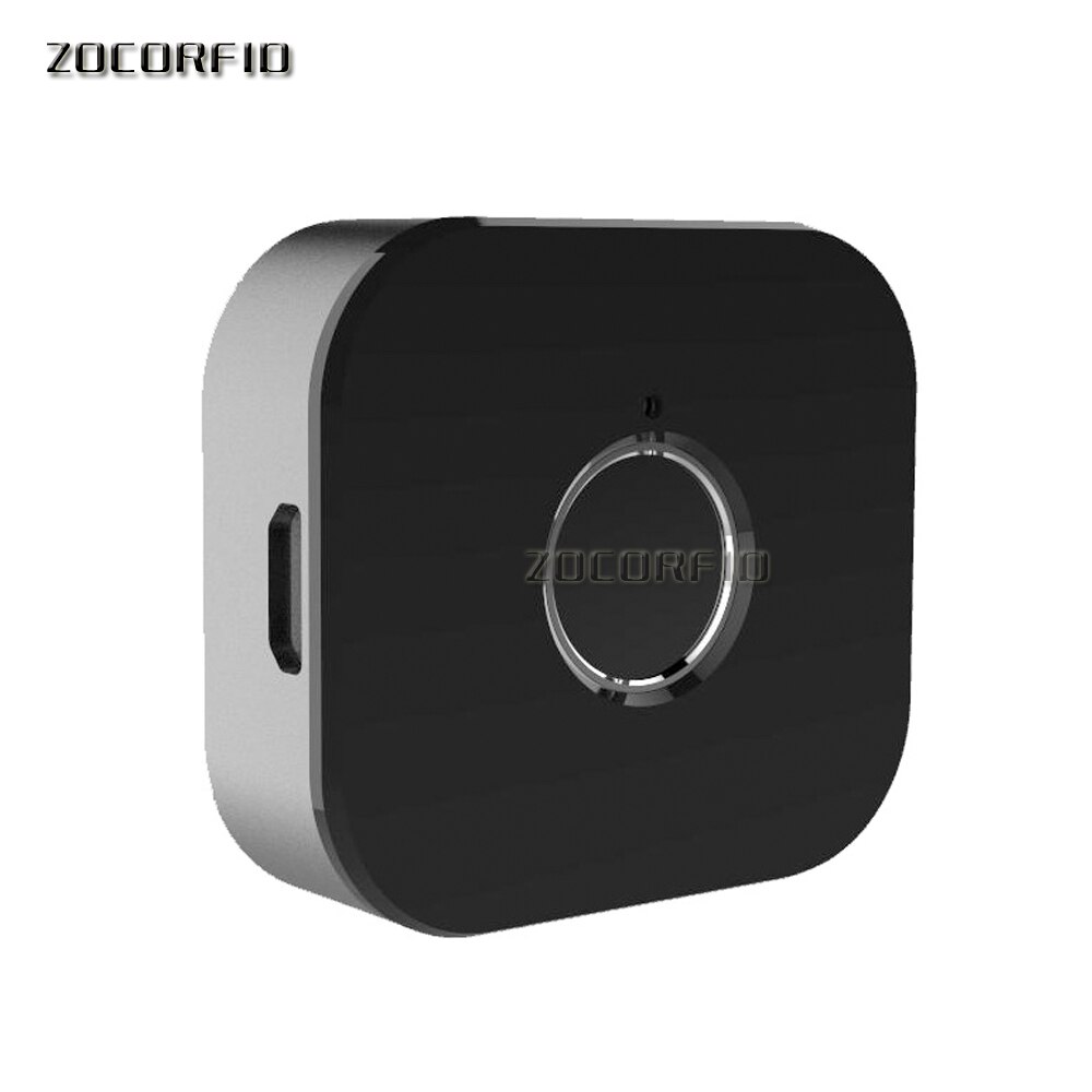 Black security keyless USB rechargeable door lock fingerprint smart lock quick unlock for drawer cabinet