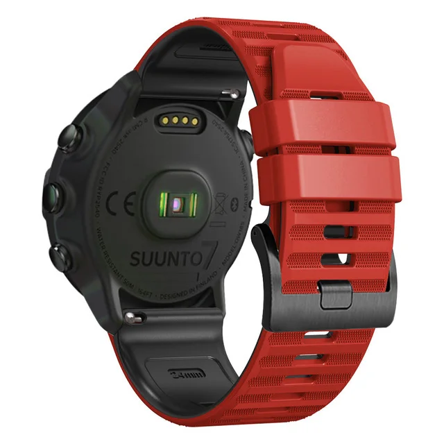 Älykellon ranneke ticwatch pro 5: lle, korvaava kellon ranneke, silikoniranneke, joka on yhteensopiva ticwatch pro 5:n kanssa: Sininen vaaleansininen