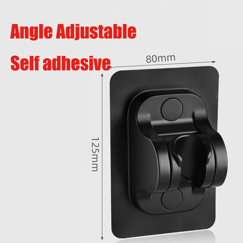 Universal Shower Head Holder Adjustable Shower Rail Holder Bathroom Accessories Replacement Hand Shower Bracket for Slide Bar: Dark Khaki