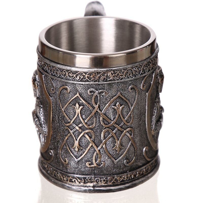 Middeleeuwse Tempeliers Crusader Knight Mok Pak Van Armor Ridder Van De Cross Bier Stein Tankard Koffie Cup