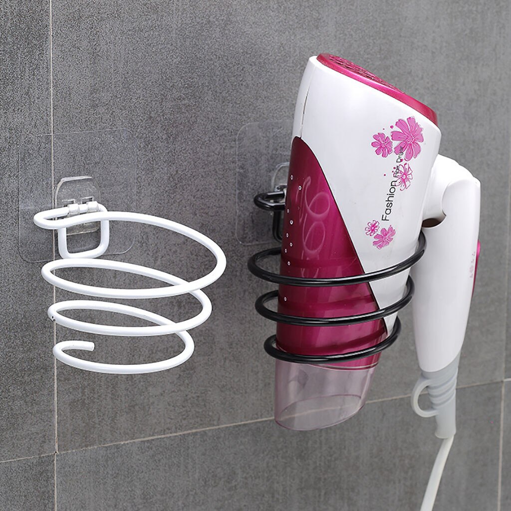 Soporte de secador de pelo para peluquero, estilismo de salón, organizador de almacenamiento, organizador de pared de cocina, soporte, accesorio, gancho colgante