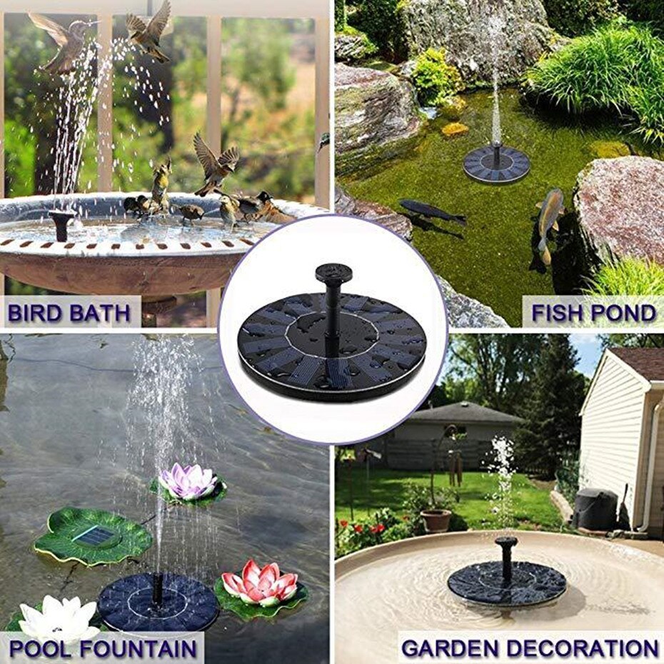 Kleine Solar brunnen garten schwimmbad wasser Taf... Grandado