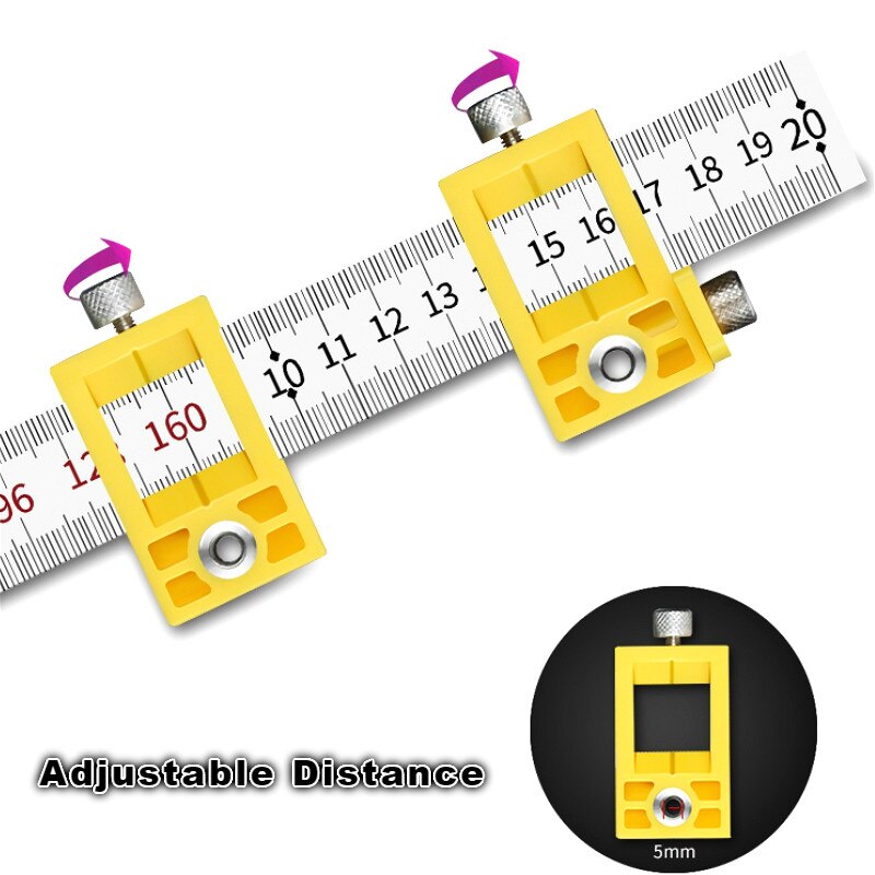 True Position Drill Guide Sleeve Cabinet Hardware Jig Drawer Pull Wood Drilling Dowelling Hole Jig Furniture Punching Tools