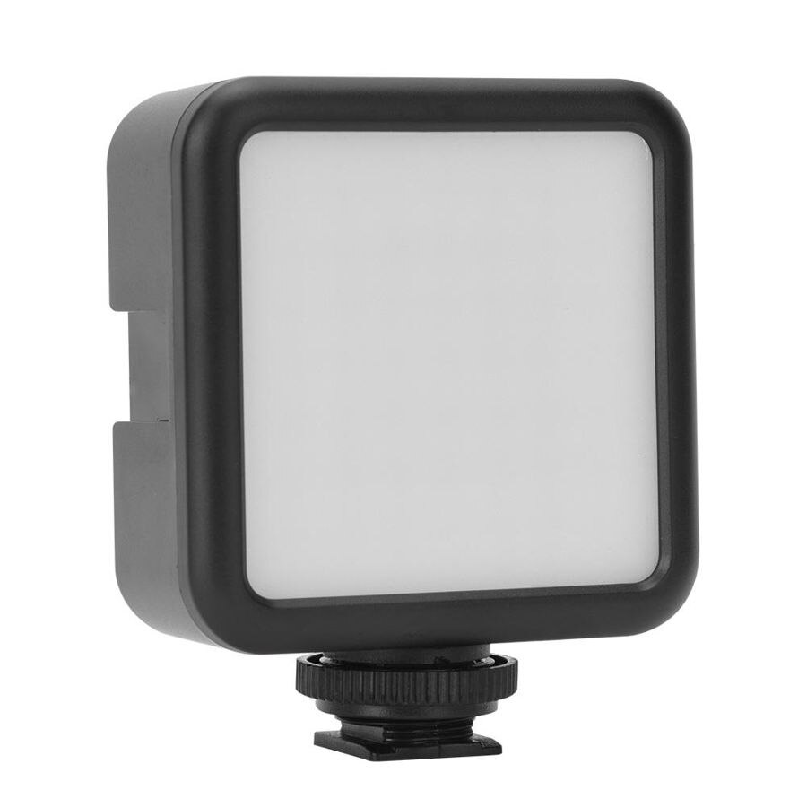 Ulanzi VL49 Mini LED Video Light Portable Rechargeable Fill Light with Triple Cold Shoe Mount for Phone Cage SLR Vlog Camera