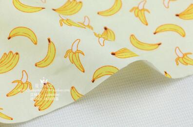50*160 cm jordbær æble frugter bomuld trykt stof, gør-det-selv håndlavede materialer til baby børn hjemme tekstil quiltning laver håndværk: 3