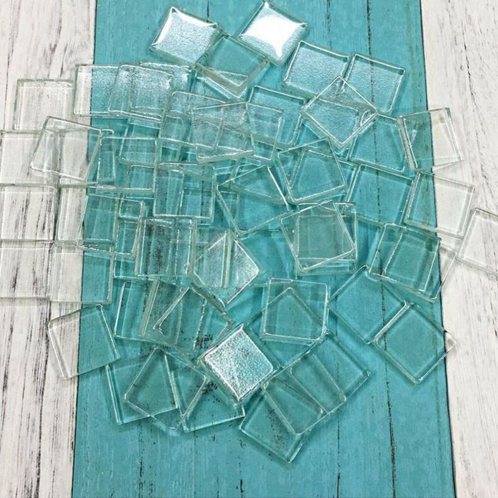Diy gennemsigtig mosaik glas spejl indlæg fliser diy væg håndlavede materialer håndværk boligindretning zxy 9736